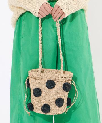 【HALIN(ハリン)】ポンポンショルダーバッグ