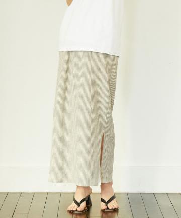 ストライプロングスカート【オンラインストア限定商品】
