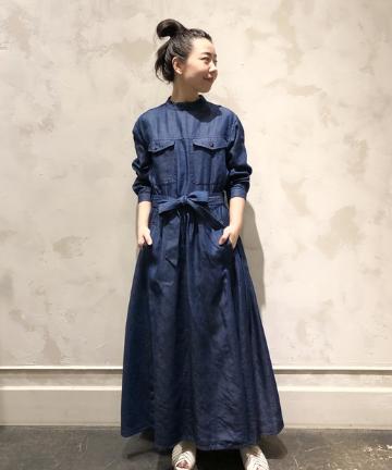 デニムワンピース