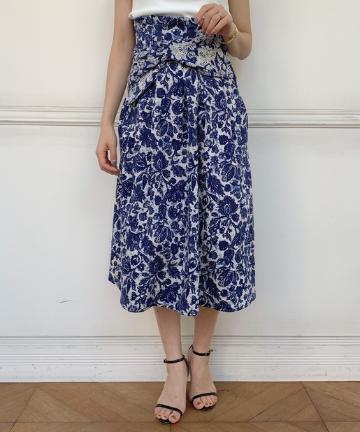 【ULLA JOHNSON】花柄スカート
