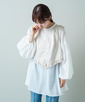 スウェードフリンジベスト