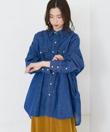 【Wrangler/ラングラー】ビッグシルエットデニムシャツ