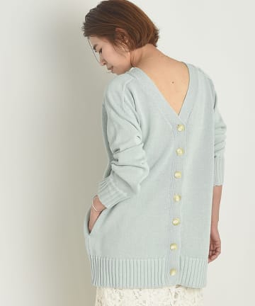 2WAYミドルニットカーディガン