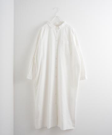 【cotton100％】シャツワンピース