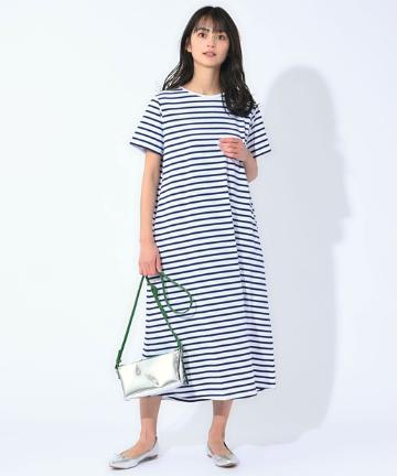 【ORCIVAL（オーシバル）】ボーダーワンピース