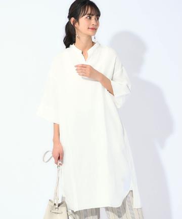 【ORCIVAL(オーシバル)】リネンシャツワンピース