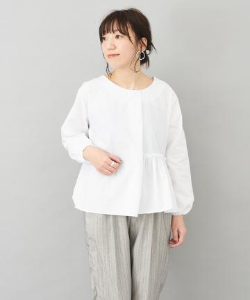 Chez toi(シェトワ) ☆【WEB限定】サイドギャザー袖口ゴムブラウス