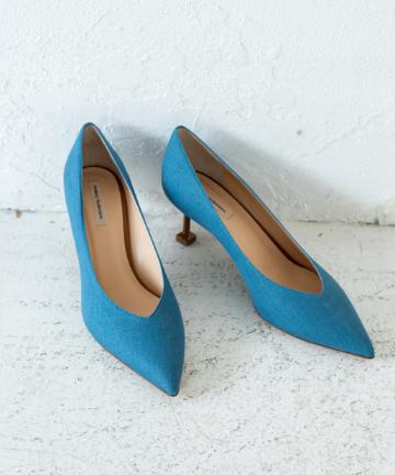 【FABIO RUSCONI】リネンパンプス