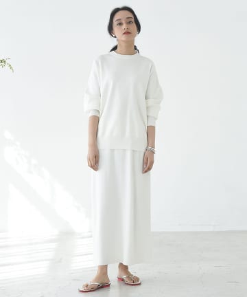 【セットアップ可・手洗い可】総針ロングスカート