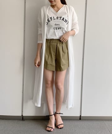 シアーロングカーディガン