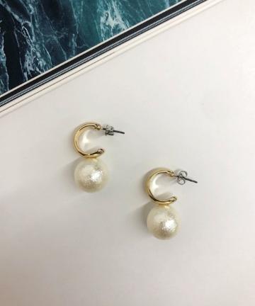 ビッグパールピアス