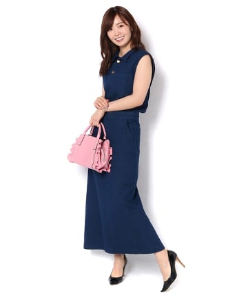 【Le'Workware'/ルワークウェア】IRISジャンプスカートワンピース