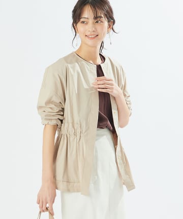 ノーカラービッグポケットジャケット