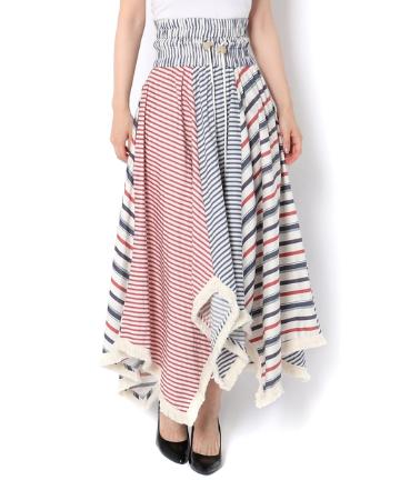 【VICTORIA TOMAS】ランダムストライプスカート