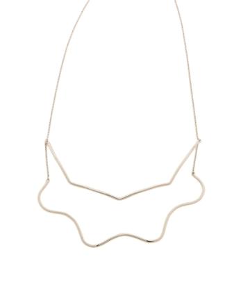 Wパーツネックレス