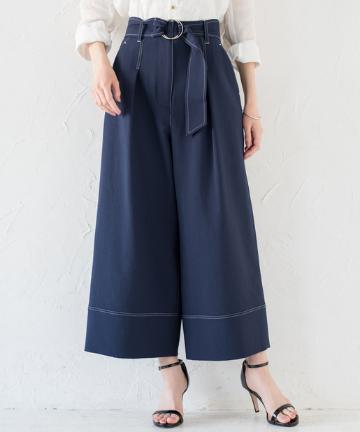 ステッチワイドパンツ