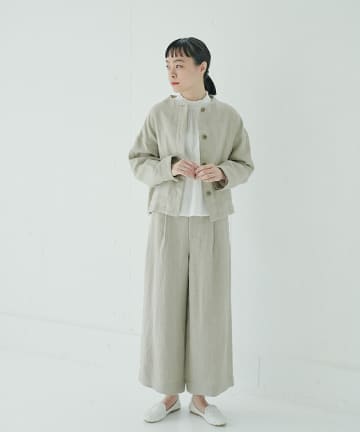【Kanocoさん着用】タックワイドパンツ