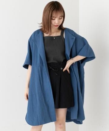 リネンポンチョ