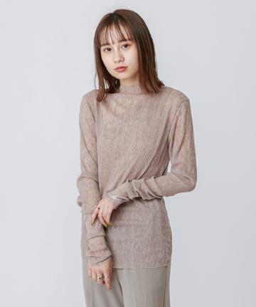 スラブプリーツプルオーバー