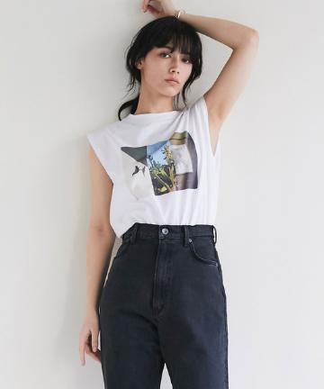 スリーブレスグラフィックTシャツ