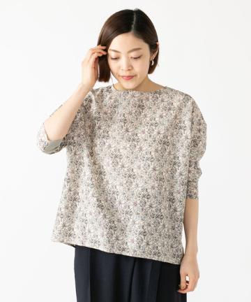 フラワーバティックシャツTシャツ