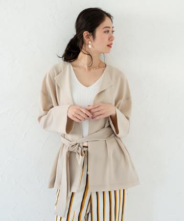 リラックスショートジャケット