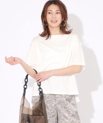 【《定番のマストアイテム》手洗い可】スムースルーズTシャツ