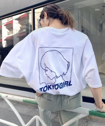 【WEB限定】東京ガールビッグシルエットロゴTEE