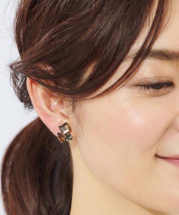 ビジューパーツイヤリング