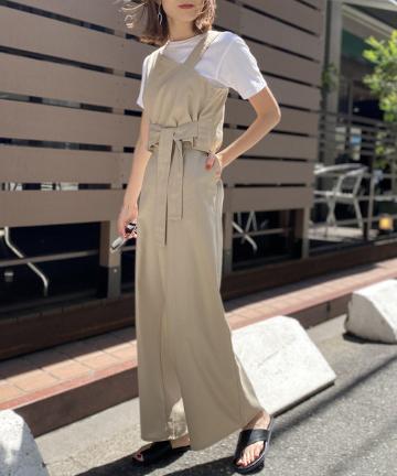 【WEB限定】ワンショルビスチェ×パンツセットアップ