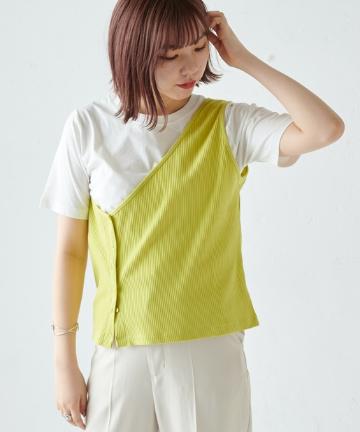 アシメリブレーヤードTee