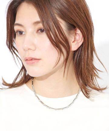 プレートショートネックレス
