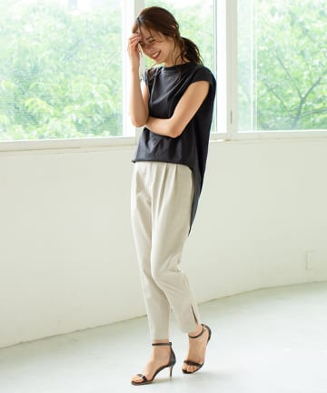 【手洗い可】オックスサイドスリットジョッパーパンツ