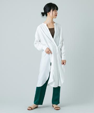 カシュクール2WAYシャツワンピース