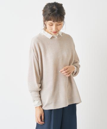 ガーターホールガーメントプルオーバー