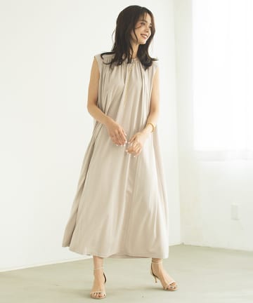 【LANDWARDS(ランドワーズ)・手洗い可】リゾートマキシワンピース