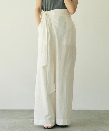 リネンラップパンツ【オンラインストア限定商品】