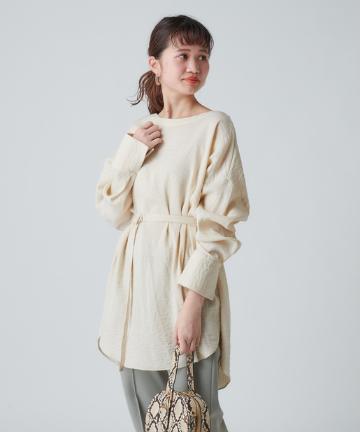バックシャンロングシャツ