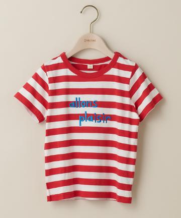 【キッズ】接触冷感刺繍Tシャツ