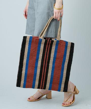 【MaisonBengal】 ストライプトート