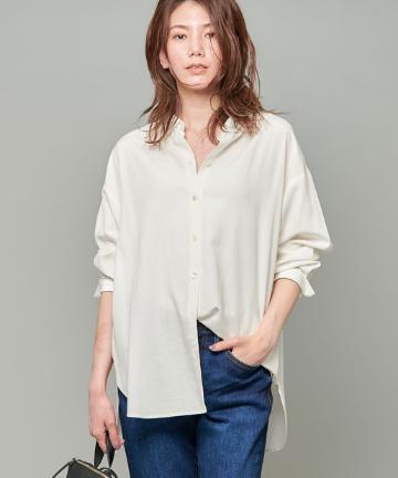 【手洗い可】リネンルーズシャツ