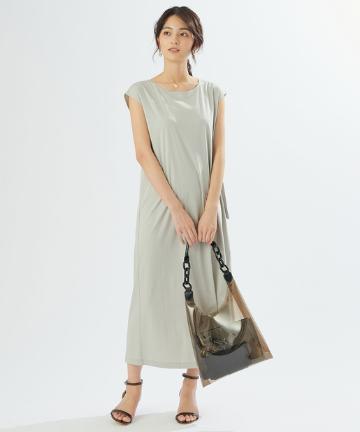 【WEB限定・手洗い可】スムースドッキングワンピース