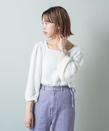 フクレジャガードスクエアプルオーバー