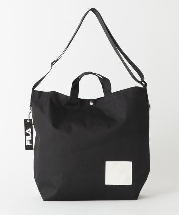 FILA PUワッペンショルダートートバッグ