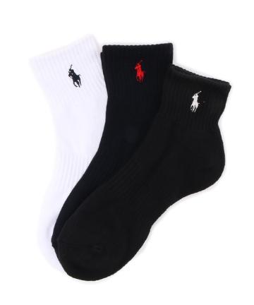 POLO ウィメンズショートソックス3P