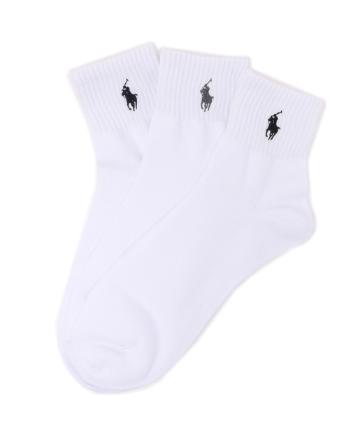 POLO メンズショートソックス3足セット/靴下