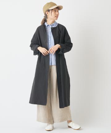 【MADE IN JAPAN】共ヒモ付き後プリーツコート