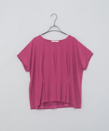 Chez toi(シェトワ) 【タックで上品な印象】エスパンディーウエストボックスタックプルオーバー