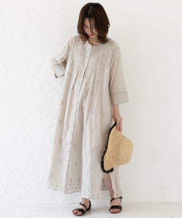 インド刺繍ガウンワンピース/WEB限定
