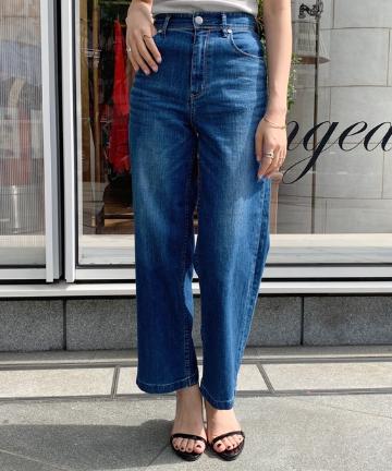 【YANUK/ヤヌーク】ワイドストレートデニムパンツ LILITH/リリス